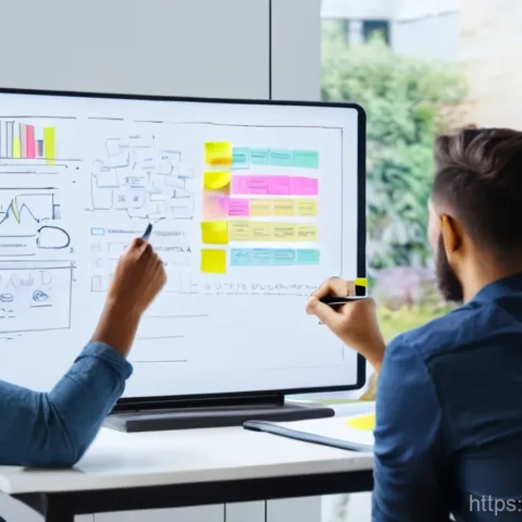 스타트업 마케팅 성장 전략 - **Image Prompt 1: Customer-Centric Strategy and Persona Development**
A diverse team of 3-4 youn...